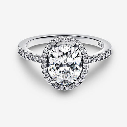 Anello Punto Luce Ovale