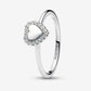 Anello Cuore e Pavè da incidere