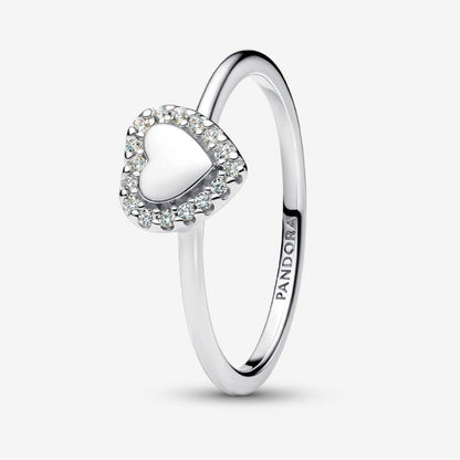 Anello Cuore e Pavè da incidere
