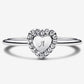 Anello Cuore e Pavè da incidere
