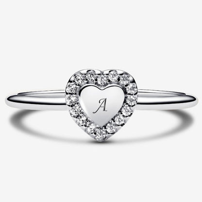 Anello Cuore e Pavè da incidere