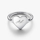 Anello Cuore da incidere