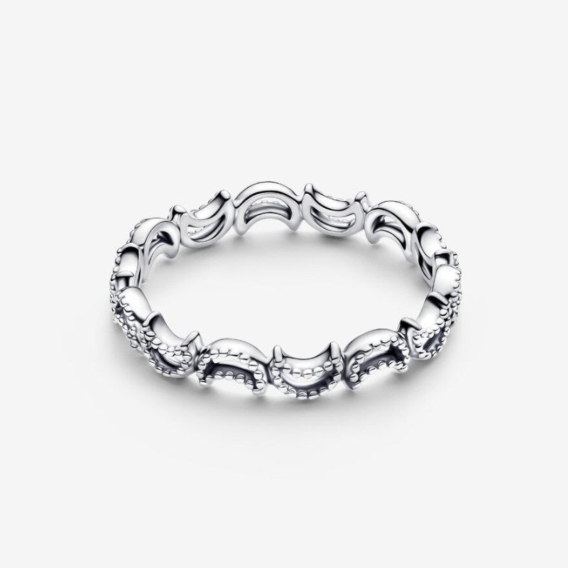 Anello Luna Crescente Luminosa