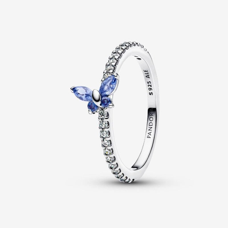 Anello Farfalla scintillante