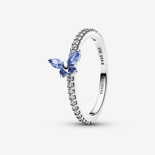 Anello Farfalla scintillante