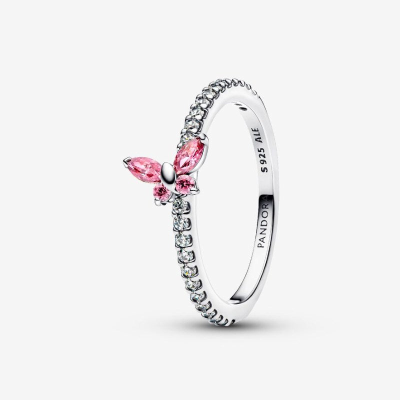 Anello Farfalla scintillante
