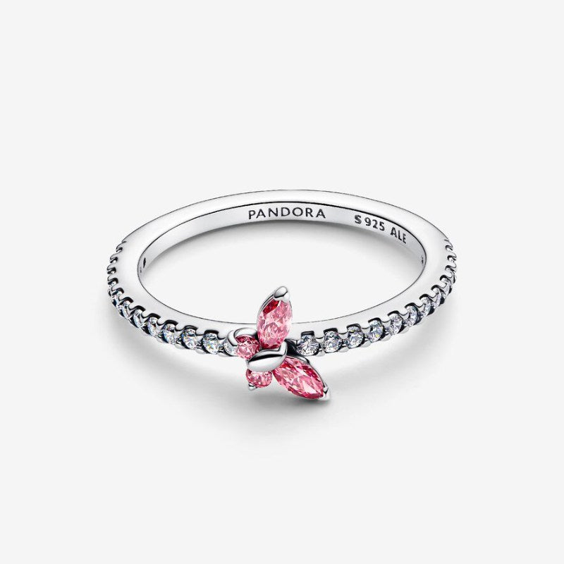 Anello Farfalla scintillante