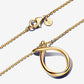 Collana Goccia Linea Sinuosa