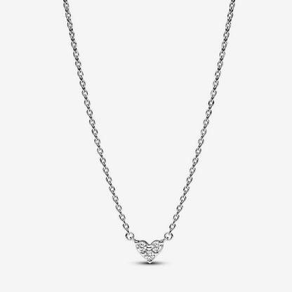Collana Cuore con Tre Pietre