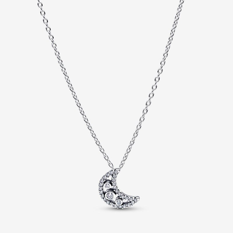 Collana con pendente Falce di luna