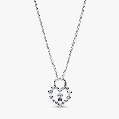 Collana Lucchetto Cuore Luminoso