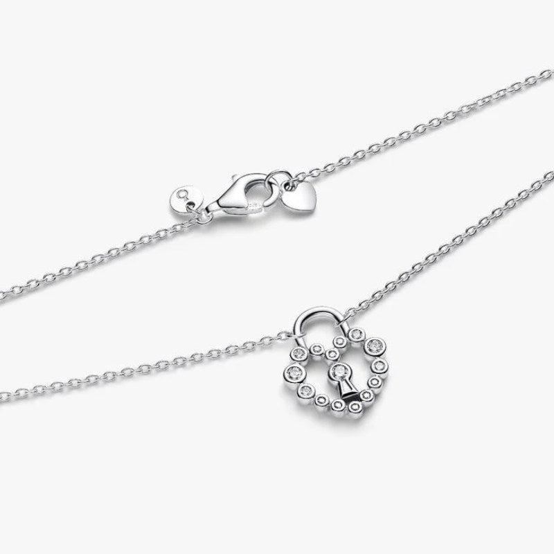 Collana Lucchetto Cuore Luminoso