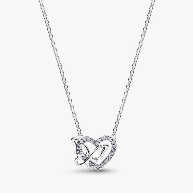 Collana Cuore e Farfalla