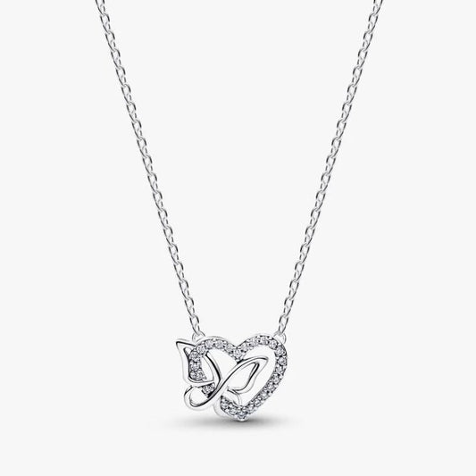 Collana Cuore e Farfalla