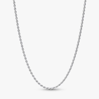 Collana Catenina Corda Intrecciata