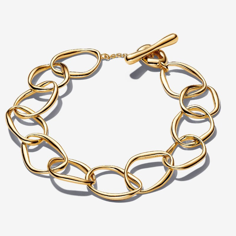Bracciale Maglia Linea Sinuosa