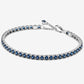 Bracciale Tennis con Pietre Blu