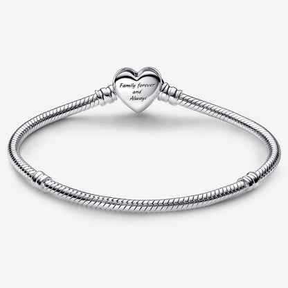 Bracciale con Chiusura Cuore Infinito Pietre Luminose