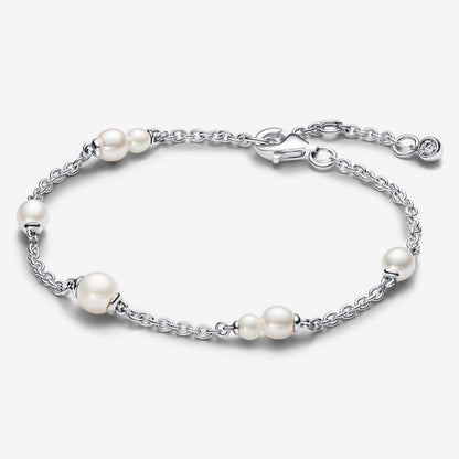 Bracciale Catena Con Perle d’Acqua Dolce Coltivate