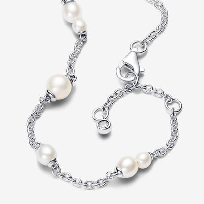 Bracciale Catena Con Perle d’Acqua Dolce Coltivate