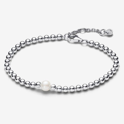 Bracciale con Perla d’Acqua Dolce Coltivata e Sfere