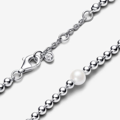 Bracciale con Perla d’Acqua Dolce Coltivata e Sfere