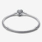 Bracciale con Chiusura a Cuore e Ali d'Angelo