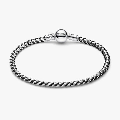 Bracciale Intreccio Tessuto Nero