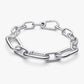 Bracciale Maglia Link Grande con 3 Link Apribili Pandora ME