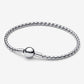 Bracciale Maglia Spiga con Chiusura a Sfera