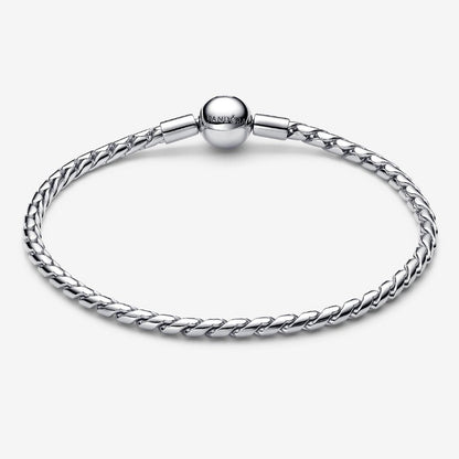 Bracciale Maglia Spiga con Chiusura a Sfera