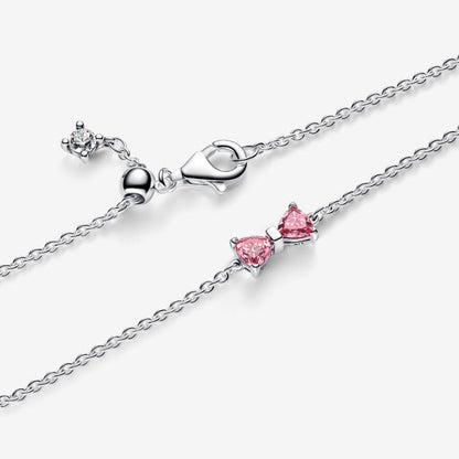 Bracciale Fiocco Luminoso Rosa