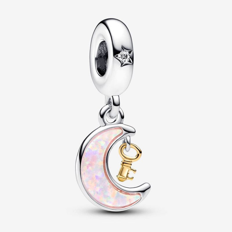 Charm Pendente Chiave della Luna