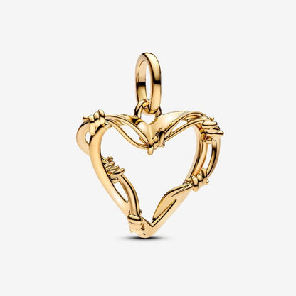 Charm Medallion Wire Heart Pandora ME