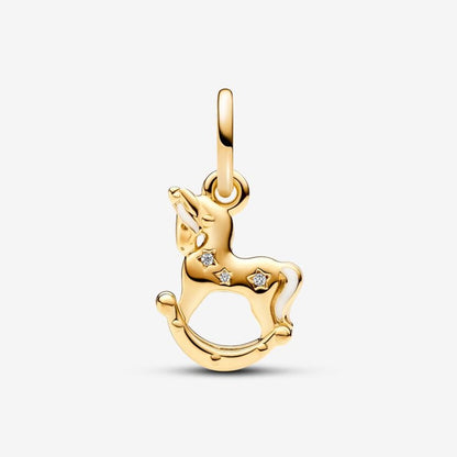Charm Pendente Unicorno a Dondolo