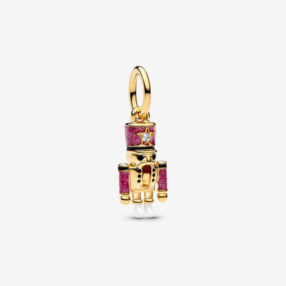 Charm Pendente Schiaccianoci Placcatura in Oro 14k