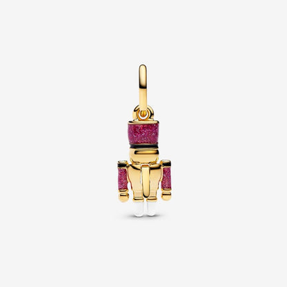 Charm Pendente Schiaccianoci Placcatura in Oro 14k