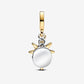 Charm Pendente Stella Polare da incidere con diamante creato in laboratorio