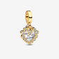 Charm Pendente Doppio Cuore Nessuna come Te