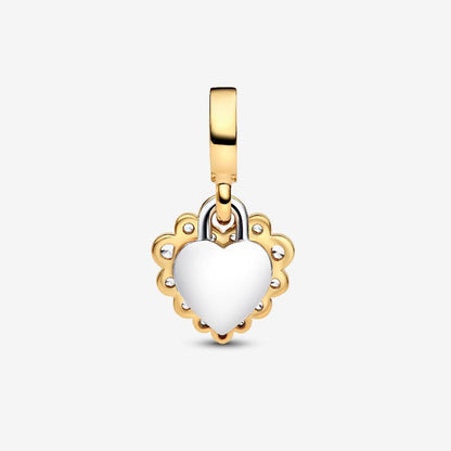 Charm Pendente Doppio Cuore Nessuna come Te