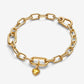 Charm Mini Pendente Gold Chakra Heart Pandora ME