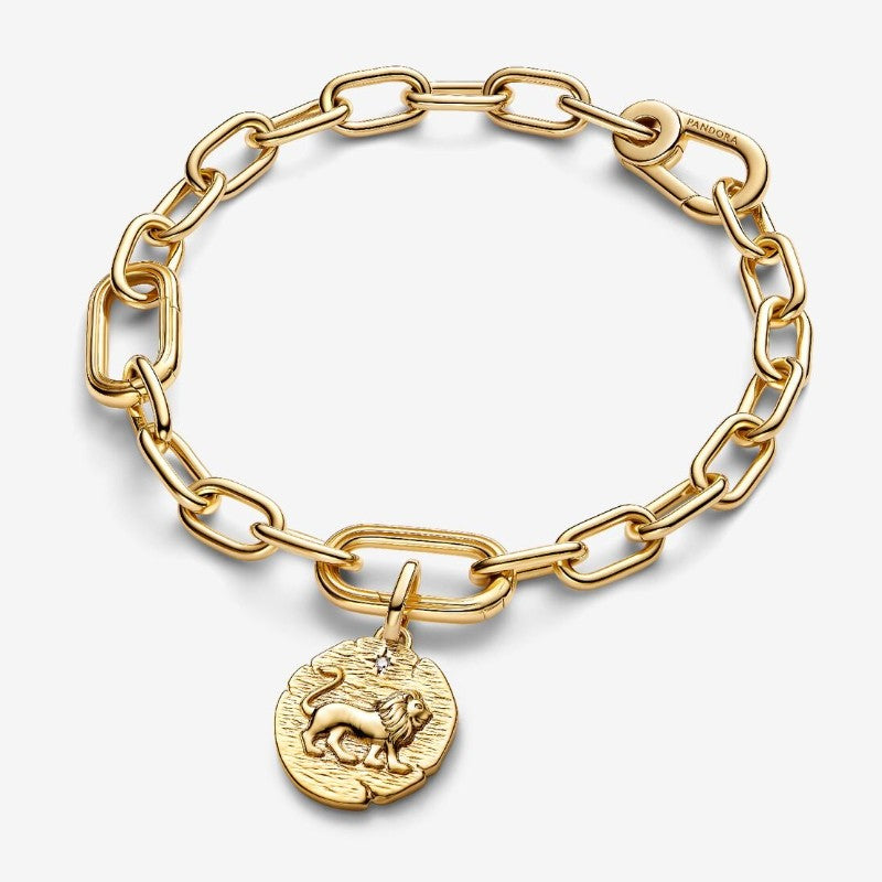 Charm Medallion Leone "Vita Veritas Virtus"