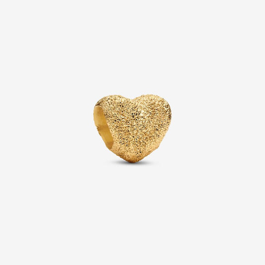 Mini Charm Cuore effetto diamantato