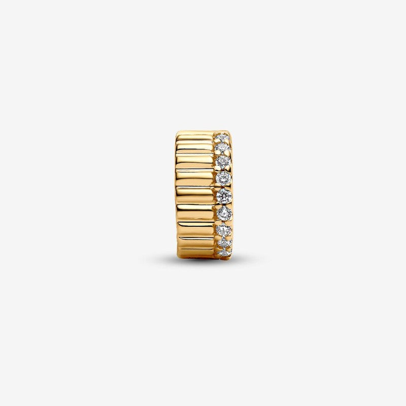 Clip Rigata con Pietre
