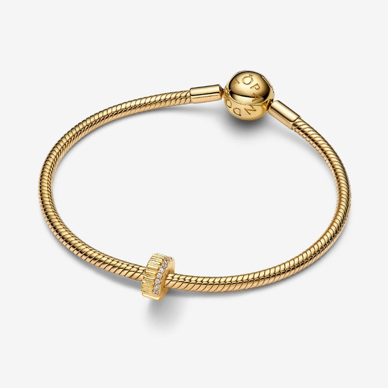 Clip Rigata con Pietre