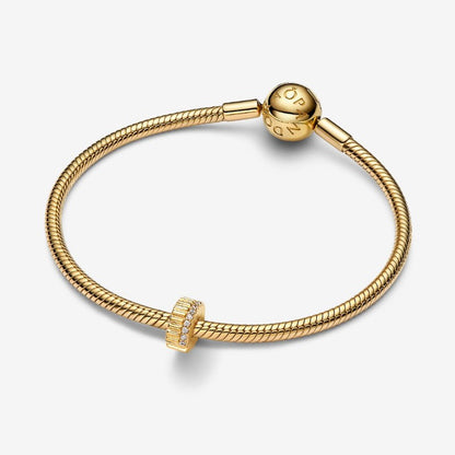 Clip Rigata con Pietre