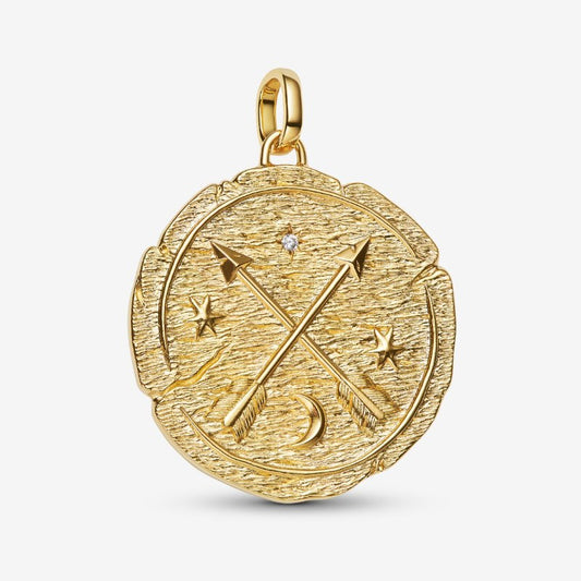 Charm Medallion Grande Frecce "Ad Meliora"