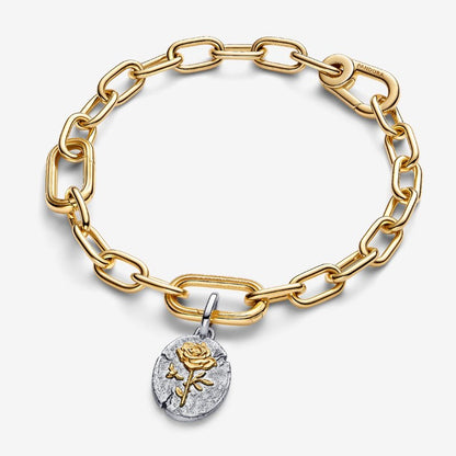 Charm Medallion Rosa "Rosa Inter Spinas Crescit"