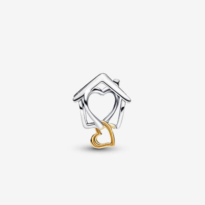 Charm Openwork Casa "With You I'm Home"