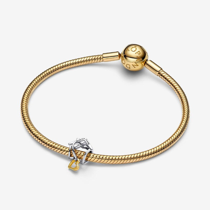 Charm Openwork Casa "With You I'm Home"